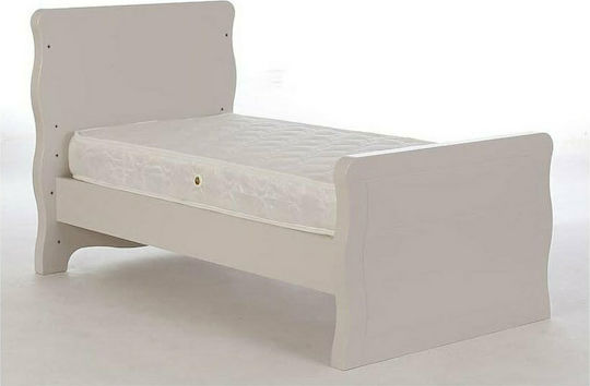 Santa Bebe Bellatrix Nursery Furniture Set with Bed & Nursery Drawer White / Gray