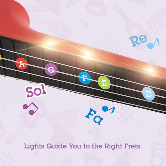 Hape Ukulele Learn With Lights for 3+ Years