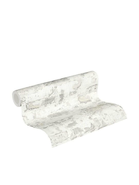 Wall Wallpaper Gray 1005x53cm Washable