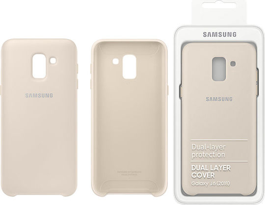 Samsung Задна корица Силикон Златист (Galaxy J6) WW