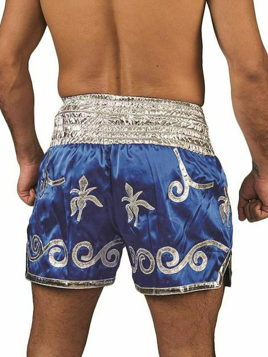 Leone Phuket AB874 Shorts Kick/Thai-Boxen Blau
