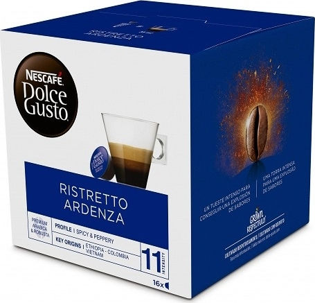 Nescafe Κάψουλες Espresso Dolce Gusto Ristretto Ardenza Συμβατές με Μηχανή Dolce Gusto 16caps