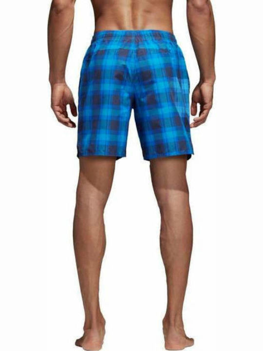 adidas Check Men's Swimwear Shorts Blue