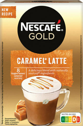 Nescafe Cafea Instant Gold Cappuccino Caramel 8x17gr