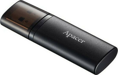 Apacer AH25B 64GB USB 3.1 Stick Μαύρο