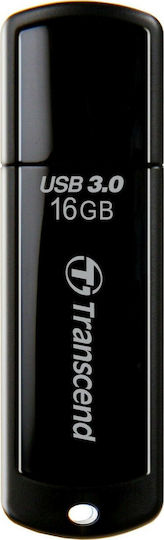 Transcend JetFlash 700 16GB USB 3.0 Stick Μαύρο