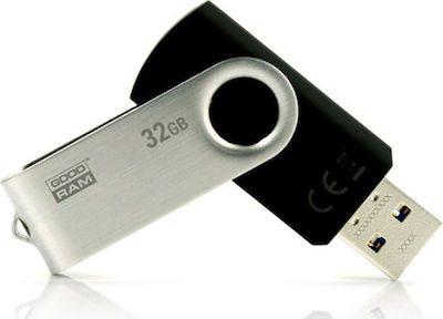 Almond Twister 32GB USB 2.0 Stick Μαύρο