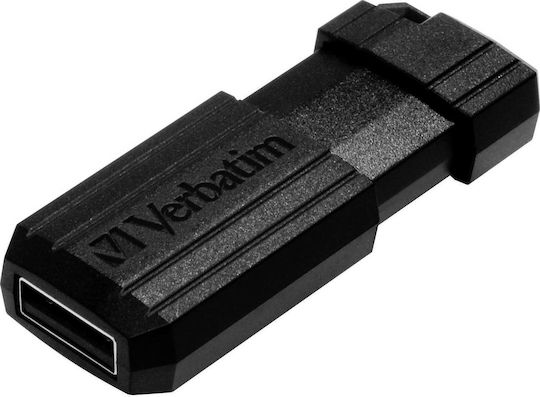 Verbatim PinStripe 64GB USB 2.0 Stick Black