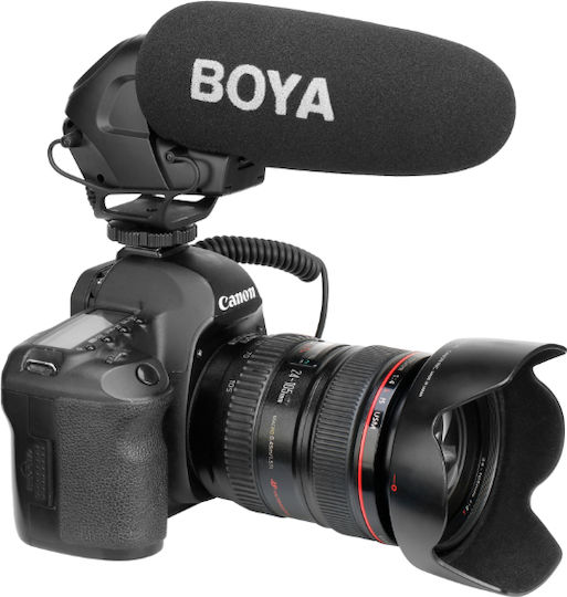 Boya BY-BM3030 Πυκνωτικό Μικρόφωνο 3.5mm Shock Mounted για Φωνητικά