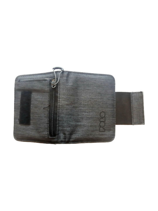 Polo Small Ανδρικό Πορτοφόλι με RFID Γκρι