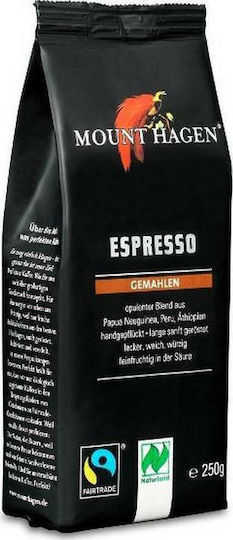 Mount Hagen Espresso Coffee Ground 250gr