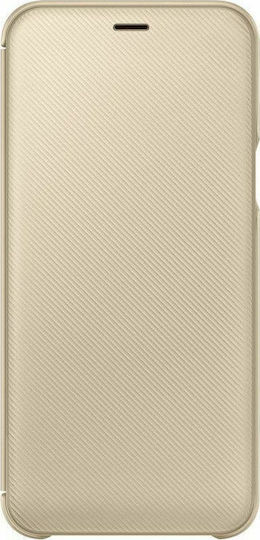 Samsung Buchen Sie Synthetisches Leder Gold (Galaxy J6)