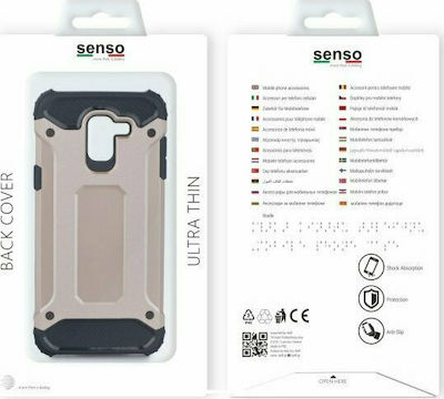 Senso ARMOR Synthetic Back Cover Durable Gold (Galaxy J6)