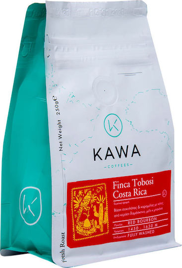 Kawacom Καφές Espresso Μονοποικιλιακός Arabica Costa Rica Finca Tobosi σε Κόκκους 250gr