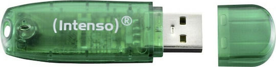 Intenso Rainbow Line 8GB USB 2.0 Stick Green