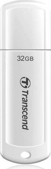 Transcend JetFlash 730 32ГБ USB 3.0 Стик Бял