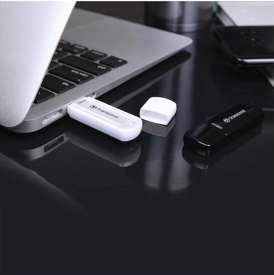 Transcend JetFlash 730 32ГБ USB 3.0 Стик Бял