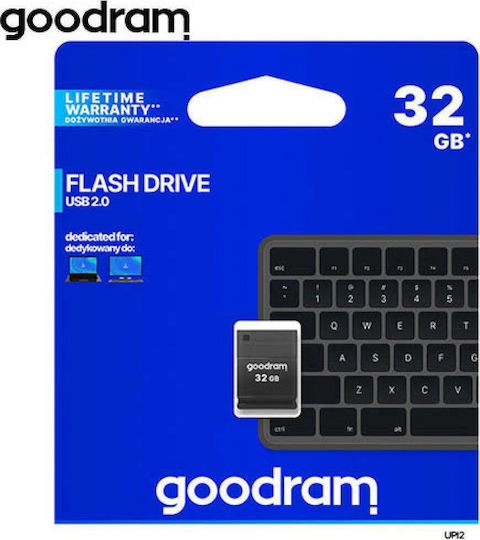 GoodRAM UPI2 32GB USB 2.0 Stick Μαύρο