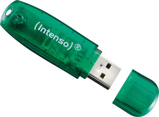 Intenso Rainbow Line 8GB USB 2.0 Stick Green