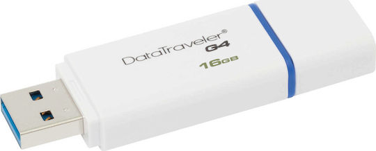 Kingston DataTraveler G4 16GB USB 3.0 Stick Alb
