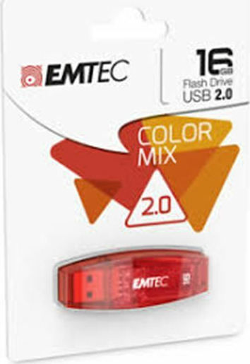 Emtec C410 Color Mix 16GB USB 2.0 Stick Orange