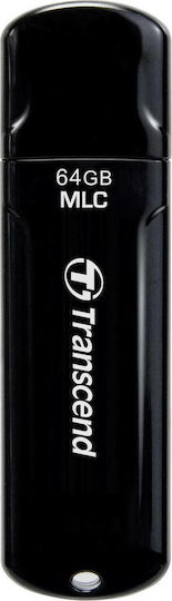 Transcend JetFlash 750 64GB USB 3.0 Стик Черен