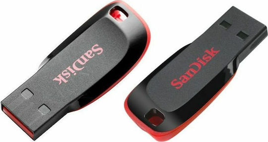 Sandisk Cruzer Blade 128GB USB 2.0 Stick Black