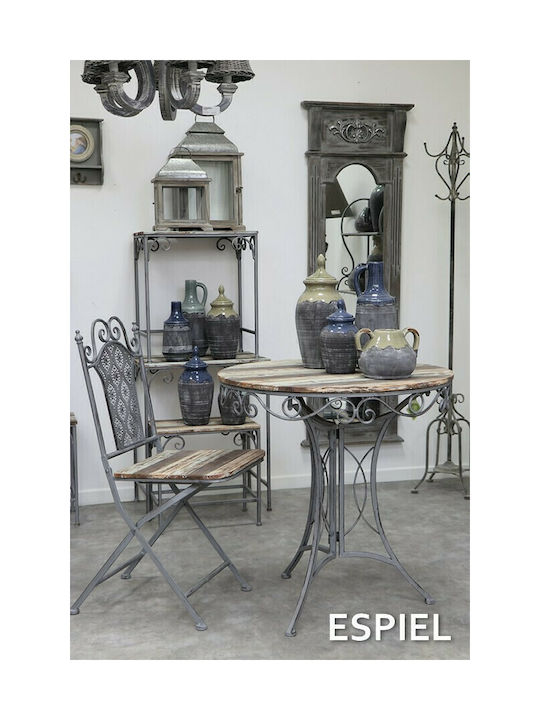 Espiel Decorative Vase Gray 14x17x17cm