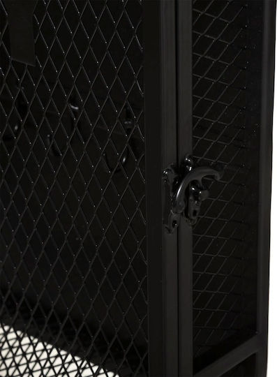 Atmosphera Metallic Black Wall Key Hook 10 Hooks 26x32cm