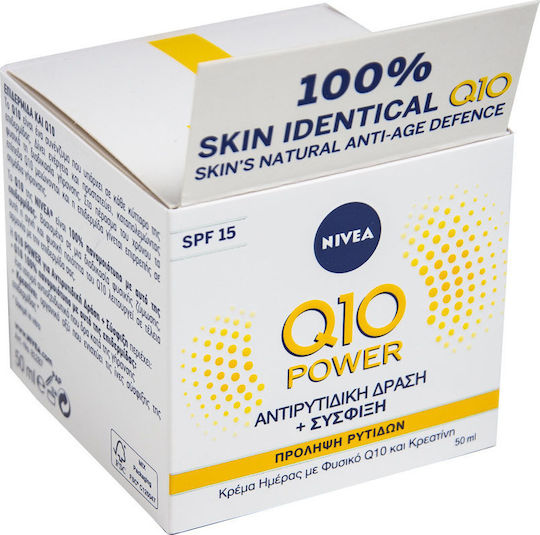 Nivea Q10 Plus Anti-Wrinkle Creme Gesicht Tag mit SPF15 50ml