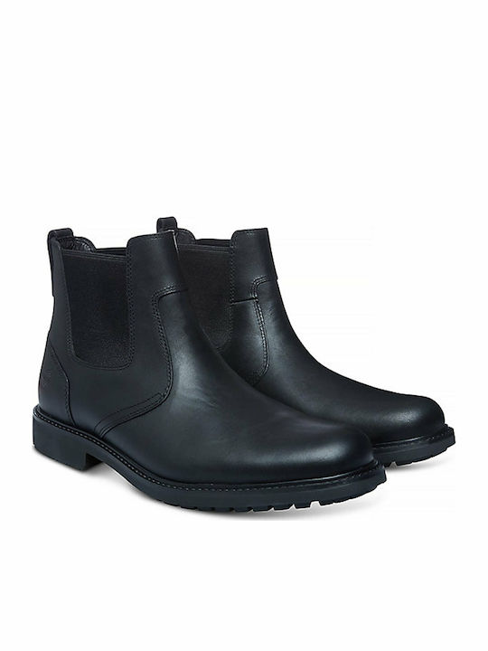 Earthkeepers Stormbuck Leather Black Chelsea Boots