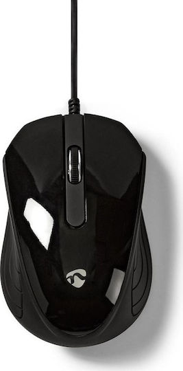 Nedis Wired Desktop Mouse Cu fir Mouse Negru