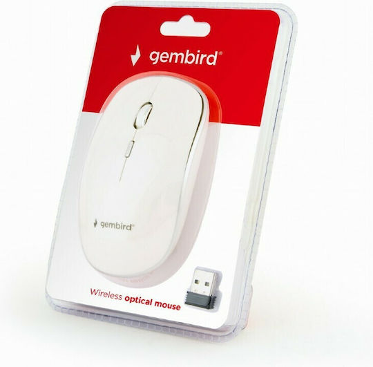 Gembird MUSW-4B-01 Ασύρματο Ποντίκι Λευκό