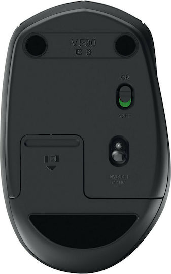 Logitech M590 Ασύρματο Ποντίκι Μαύρο