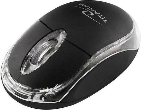 Esperanza Titanum TM120 Ασύρματο Mini Ποντίκι Μαύρο