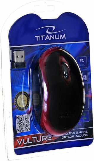Esperanza Titanum 3D Vulture Wireless Mouse Red