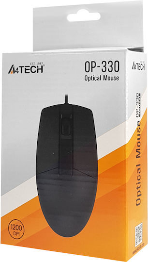 A4Tech OP-330 Wired Mouse Black