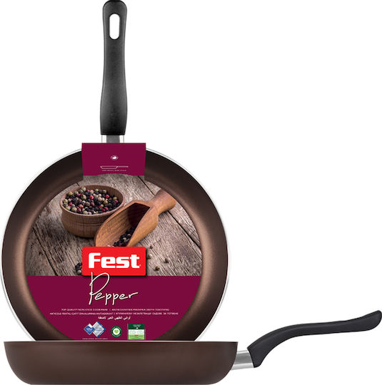 Fest Adânc Pepper Tigaie din Aluminiu cu Strat Antiaderent 24cm