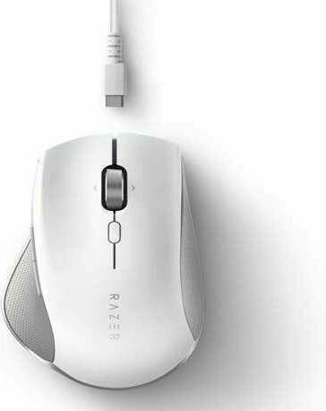 Razer Pro Click Безжичен и жичен Ергономичен Bluetooth Мишка Бял