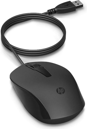HP 150 Wired Mouse Black
