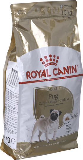 Royal Canin Adult Pug 1.5kg Dry Food for Adult Small Breed Dogs with Poultry and Rice