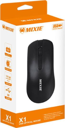 Mixie X1 Verkabelt Maus Schwarz