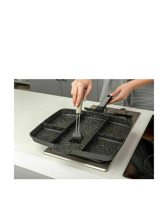 Nava Funtzio Grill made of Aluminum with Stone Coating 38cm