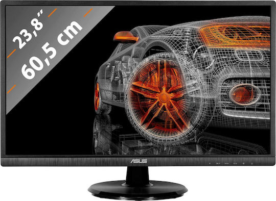 Asus VA249HE VA Monitor 23.8" FHD 1920x1080 με Χρόνο Απόκρισης 5ms GTG