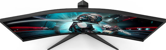 AOC CU34G2 Ultrawide VA Curbat Monitor de jocuri 34" QHD 3440x1440 cu Timp de Răspuns 5ms GTG