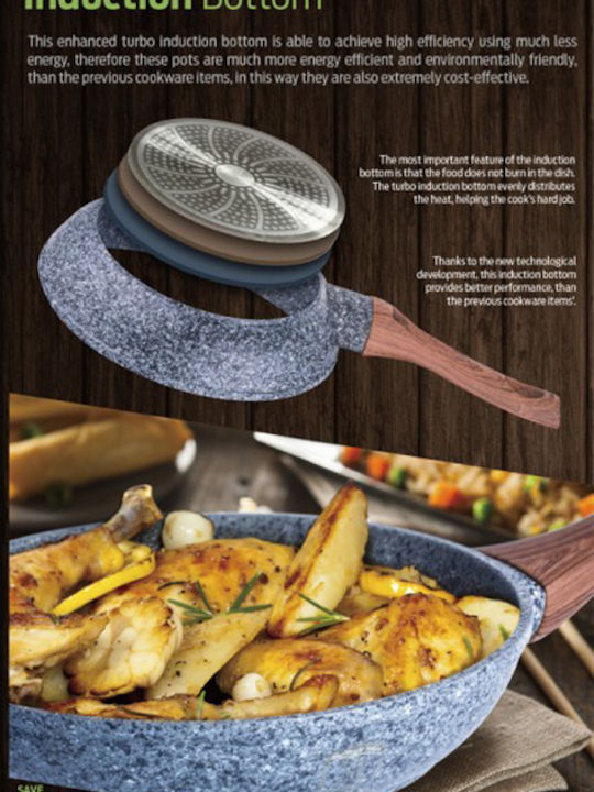Berlinger Haus Forest Line Pan aus Aluminium mit Steinbeschichtung 24cm