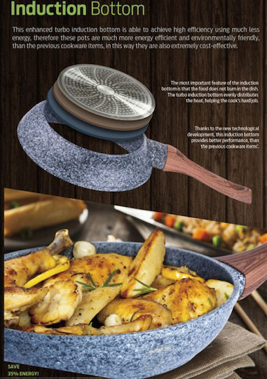 Berlinger Haus Forest Line Pan aus Aluminium mit Steinbeschichtung 24cm