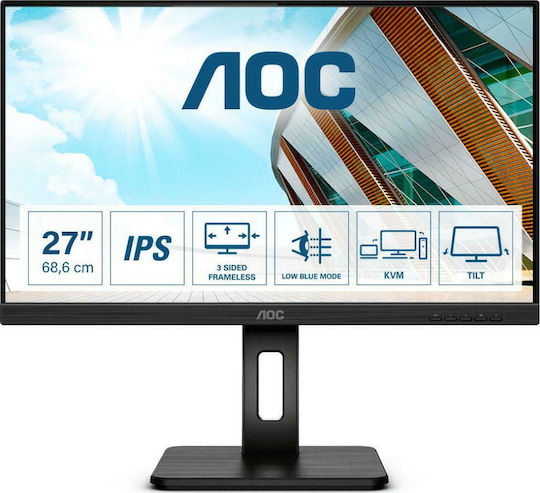 AOC 27P2C IPS Monitor 27" FHD 1920x1080 with Response Time 4ms GTG
