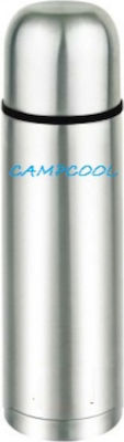 Campcool Sticlă Termos Oțel inoxidabil Argint 1lt cu Cap-Cup 211-5054