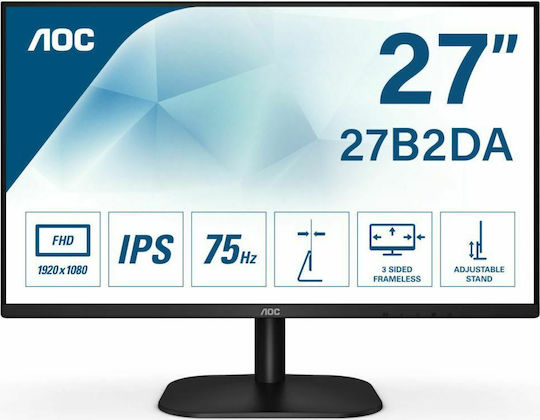 AOC 27B2DA IPS Monitor 27" FHD 1920x1080 with Response Time 4ms GTG